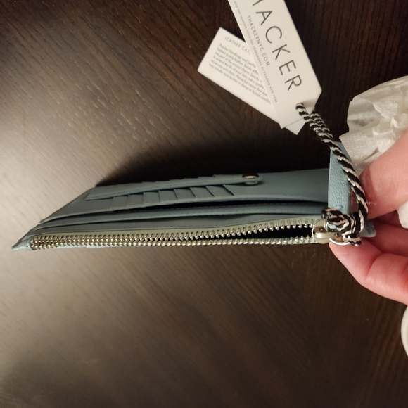 Thacker Blue Leather Wallet - Picture 6 of 6